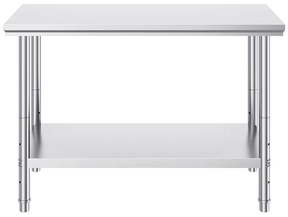 Kuchynský stôl z nehrdzavejúcej ocele