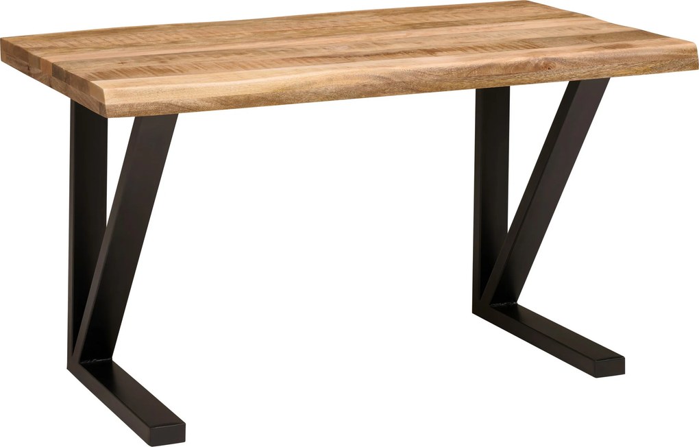 XXXLutz PÍSACÍ STÔL, prírodná farba, čierna, 140/76/80 cm Livetastic - Online Only kancelárie - 002193004603