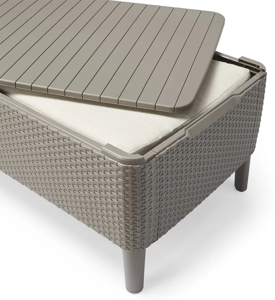 Záhradný balkónový set SALEMO BALCONY Allibert Grafit