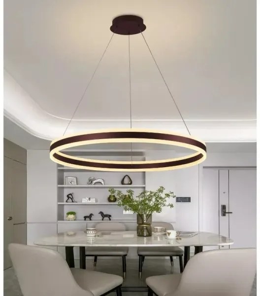 LED Stmievateľný luster na lanku LED/110W/230V 3000-6500K + diaľkové ovládanie