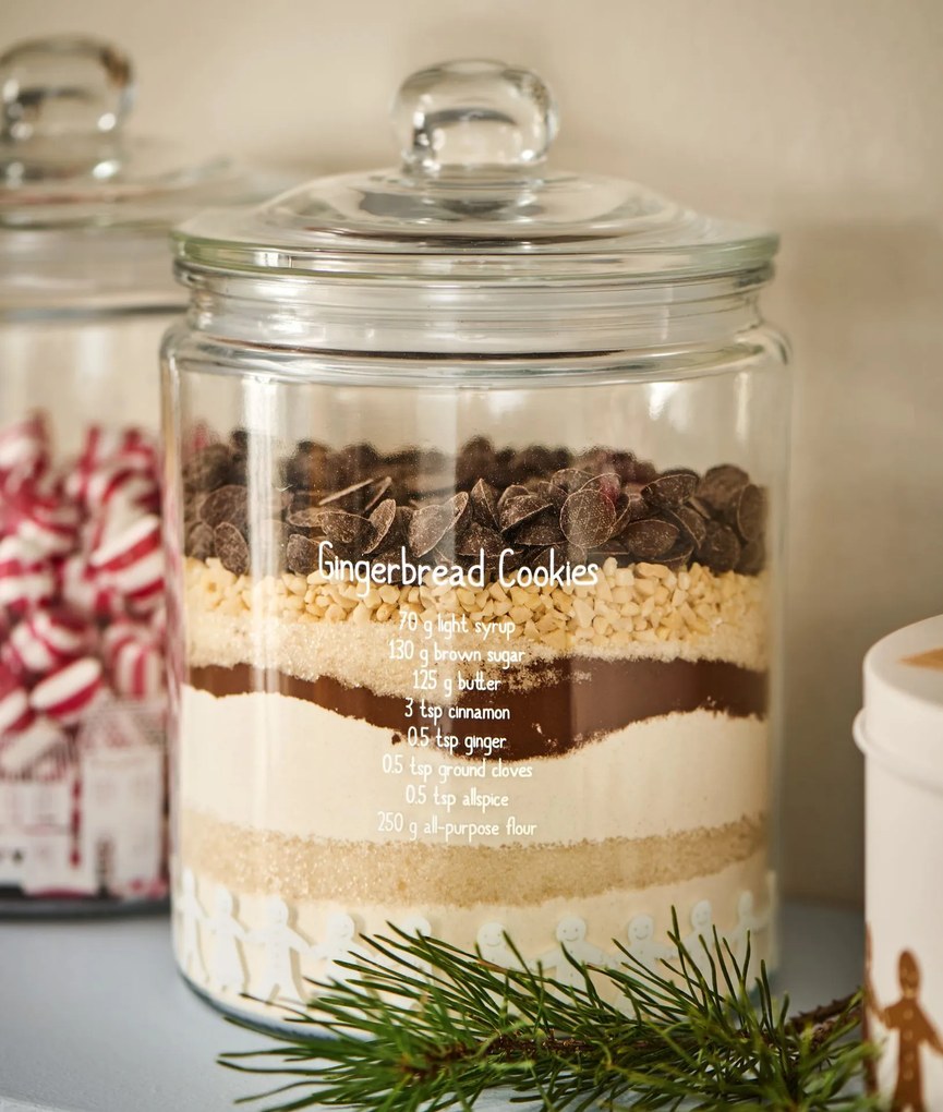 Ib Laursen Sklenená dóza Gingerbread 1,9 l