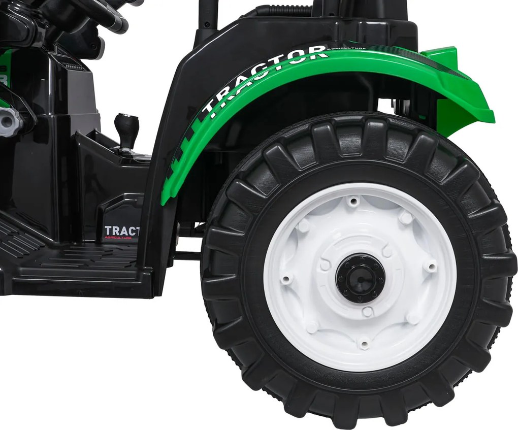 Ramiz MEGA Traktor D68 s prívesom zelený