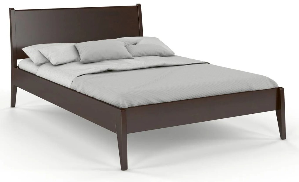 drevko Masívna posteľ Radom buk - palisander Rozmer postele: 120 x 200 cm