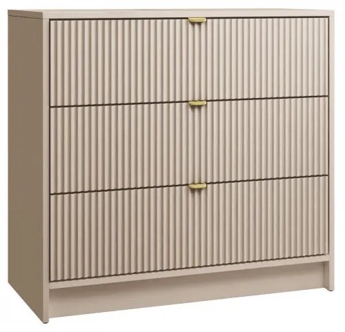 Komoda Rozoma 3SZ (piesková béžová). Vlastná spoľahlivá doprava až k Vám domov. 1122875