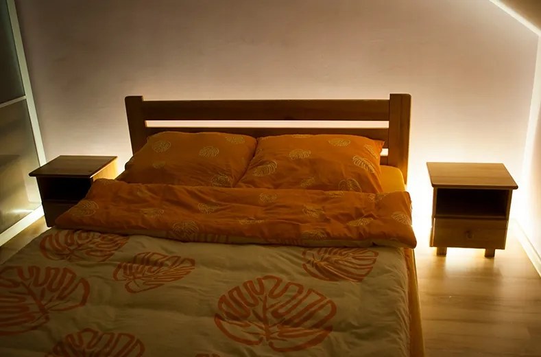 LED pásik 2835 300 IP20 5m - tepla biela