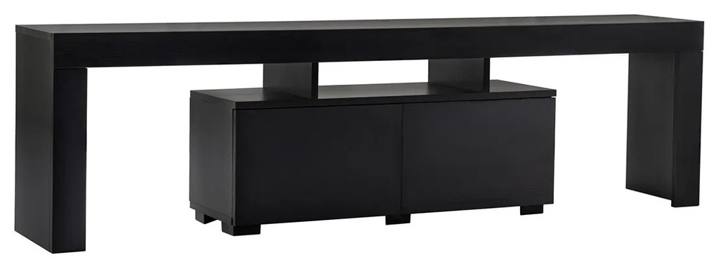 Drevený čierny TV stolík Enclave