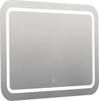 Zaoblené zrkadlo 100x70 cm s LED osvetlením, topná fólia, senzor s nastaviteľnou teplotou 2700-6500K, IP44 ZIL10070KTLEDS