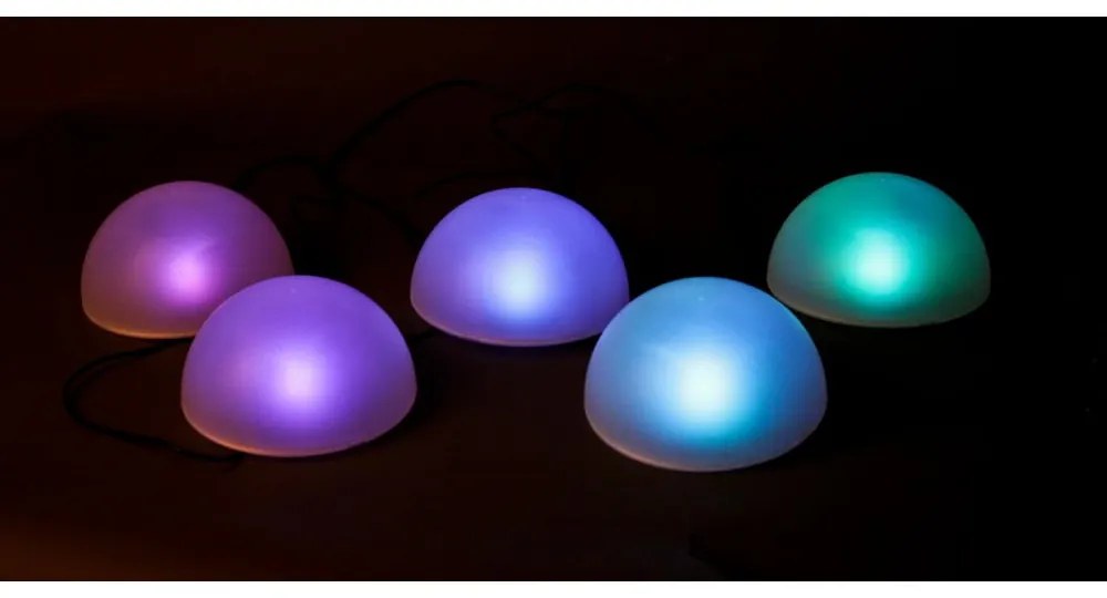 Solárne vonkajšie svietidlá v súprave 5 ks ø 15 cm – Garden Pleasure