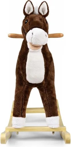 Hojdací koník Teddy tmavohnedý
