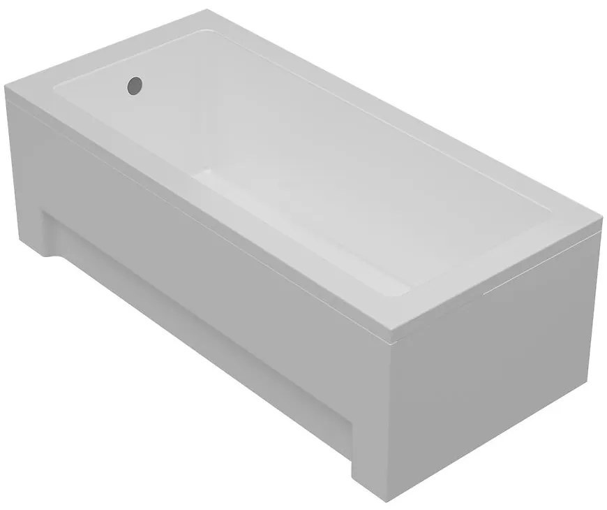 Vaňa Dora 160x70 biela matná