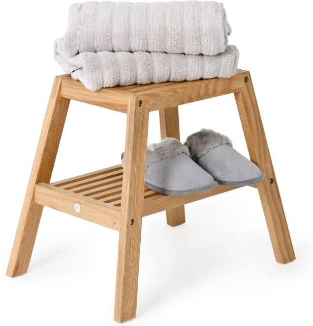 Stolička z dubového dreva Wireworks Slatted Stool