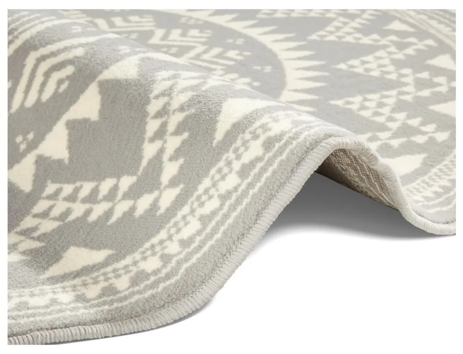 Sivý koberec Hanse Home Celebration Valencia, ⌀ 140 cm