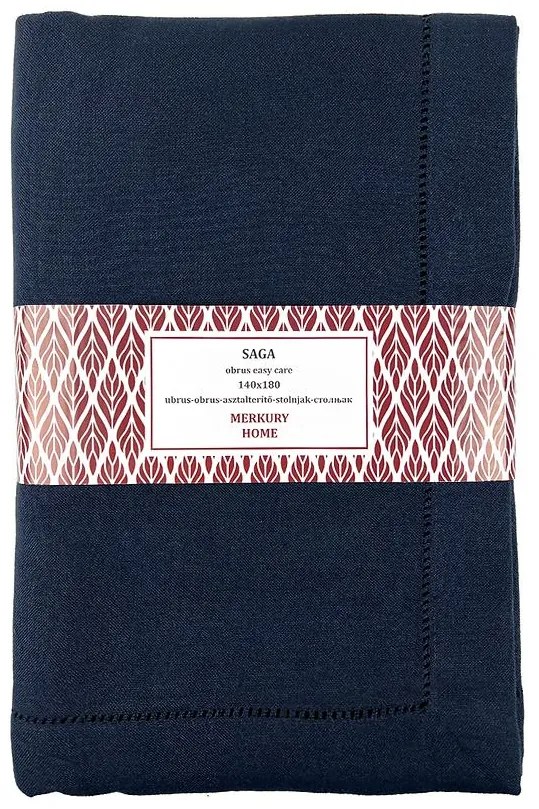 Obrus SAGA čierna 140x180 easy care