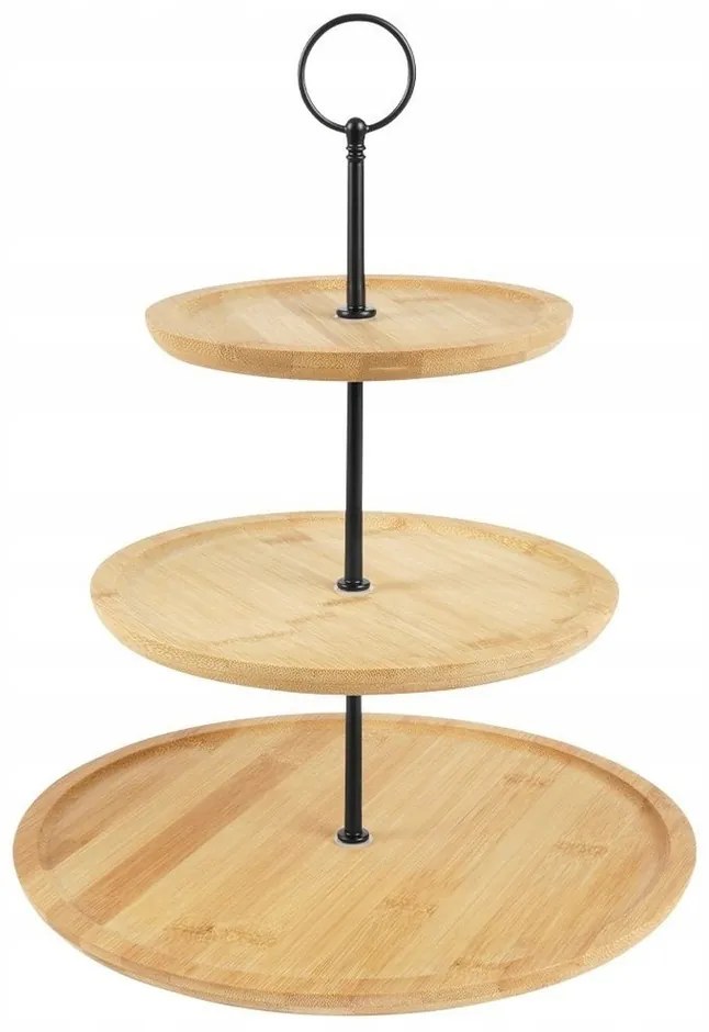 EH Servírovací stojan Bamboo, v. 34 cm