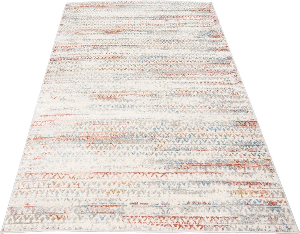 TA Koberec G494C BIELA/LOSOSOVÁ PORTLAND HIK Rozmer: 160x220 cm