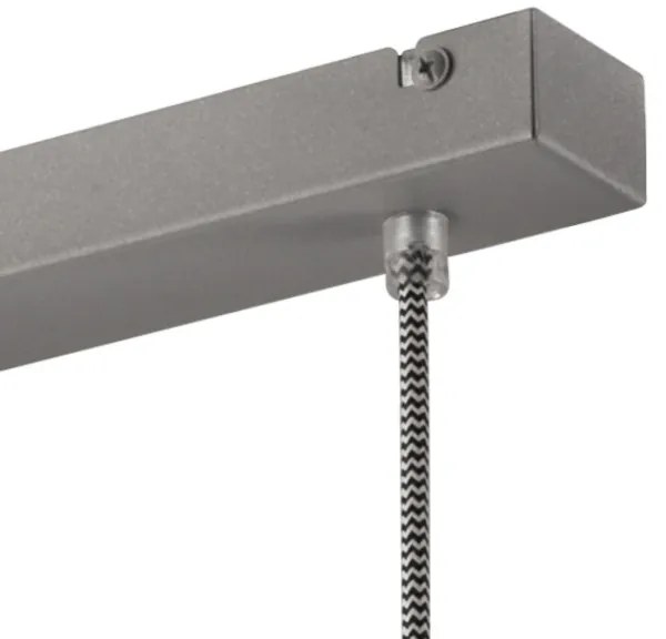 Luster na lanku LIVIA 3xE27/60W/230V