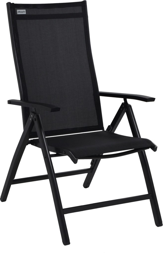 Doppler EXPERT ANTRACIT, 4 polohovacie a 2 stohovateľné kreslá, 4+2+1