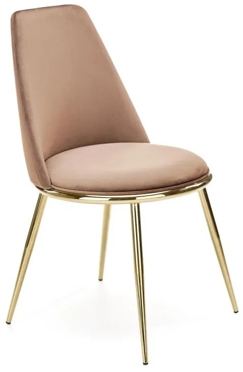 Dizajnová stolička GLAMOUR K460 béžová