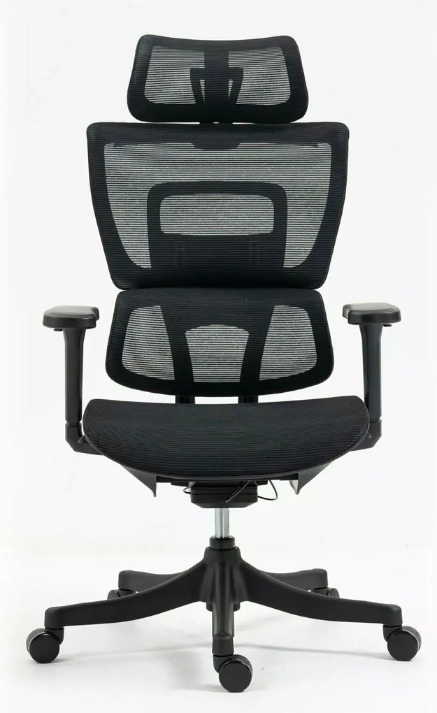 SI Otočná stolička Winner čierna