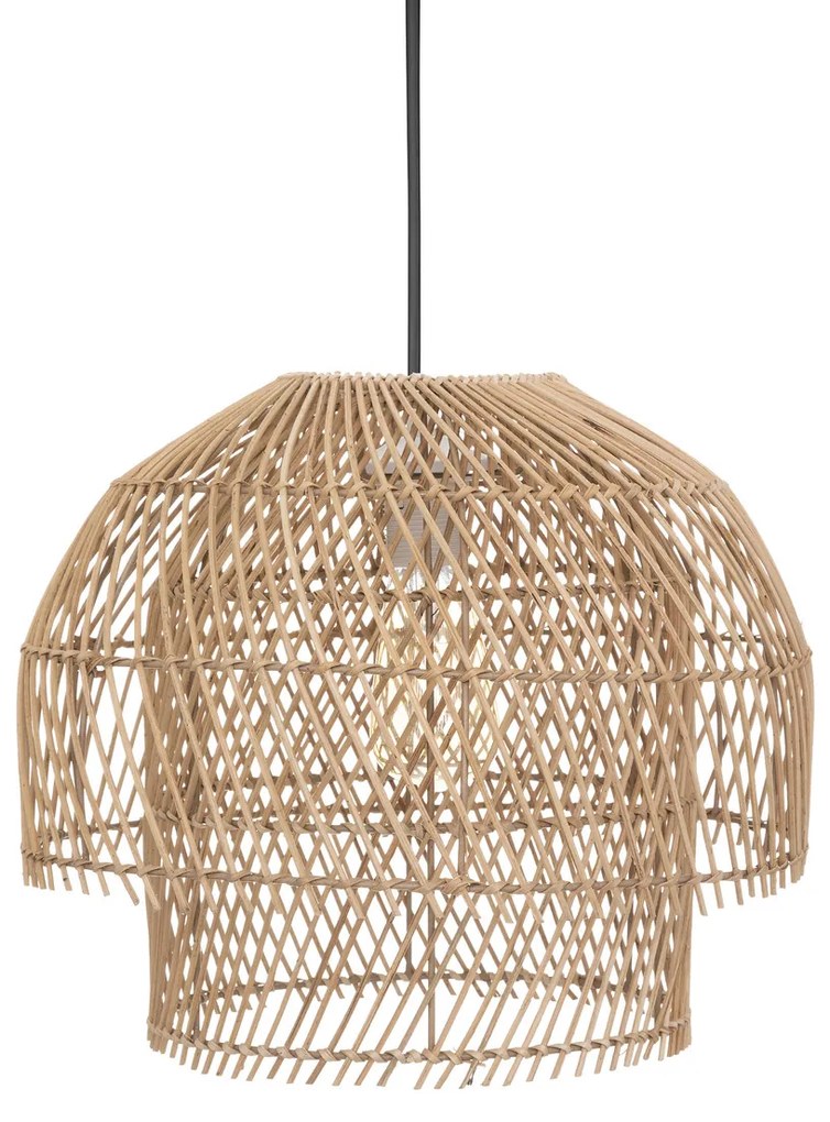 Závesná ratanová lampa KERY