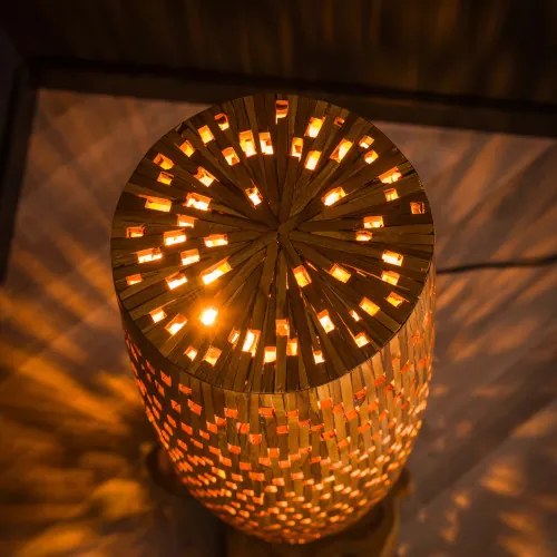 Stojaca lampa 80-81 Bars 3L Drevo Teak - Komfort-nábytok