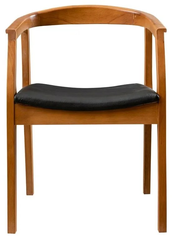 Jedálenská stolička Albero Black and Walnut