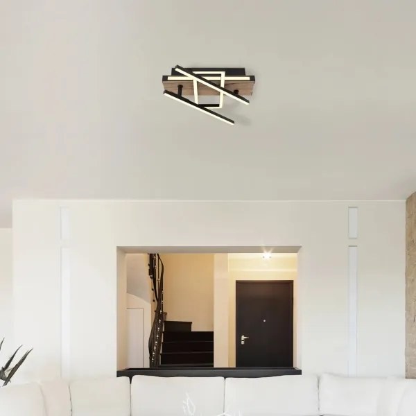 Globo 67299D2 - LED stropné svietidlo COLLI LED/30W/230V hnedá/čierna