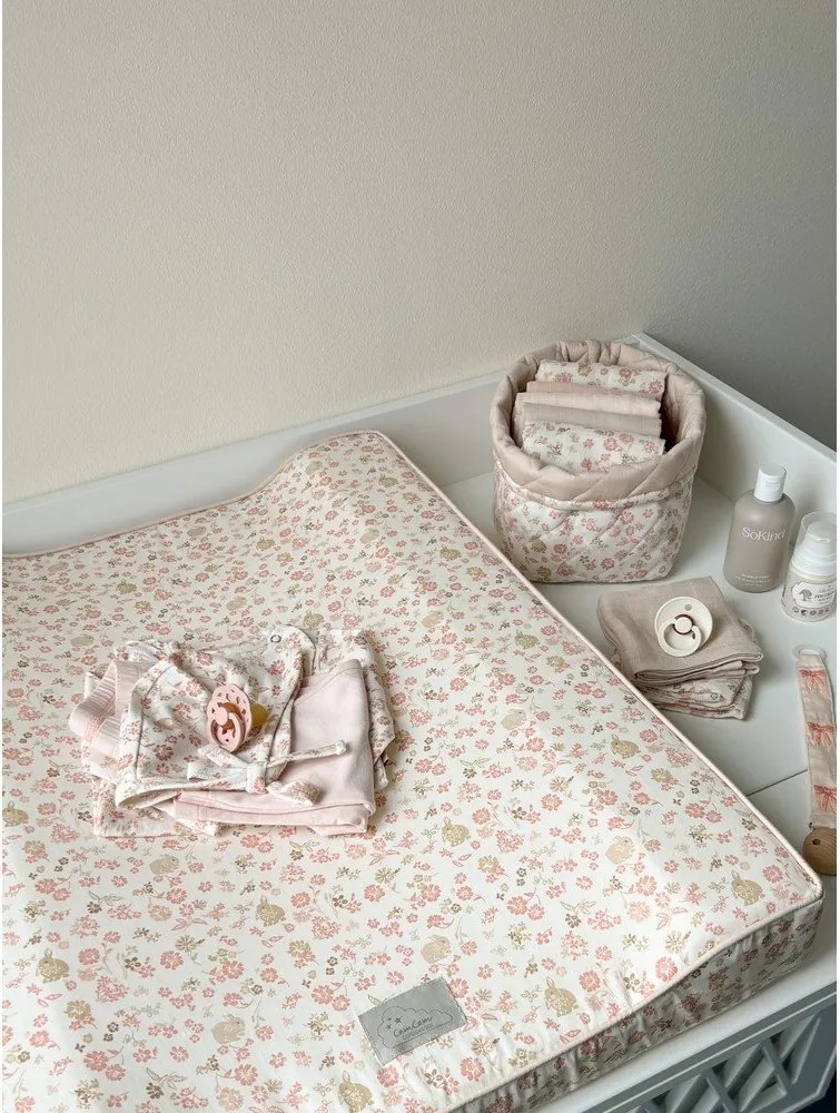 Béžové žinky v súprave 4 ks z Bio bavlny 30x30 cm Augusta – Cam Cam Copenhagen