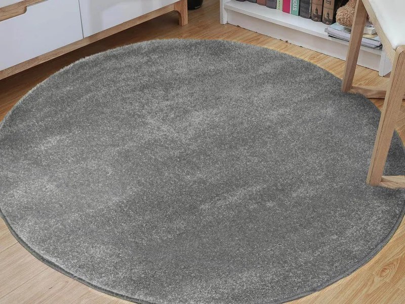 DY Okrúhly koberec Lora Grey Rozmer: 100 x 100 cm