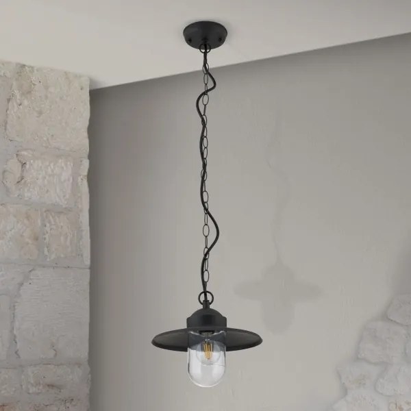Orion AL 11-1318 - Vonkajšie závesné svietidlo EDWARD 1xE27/60W/230V IP44 antracit
