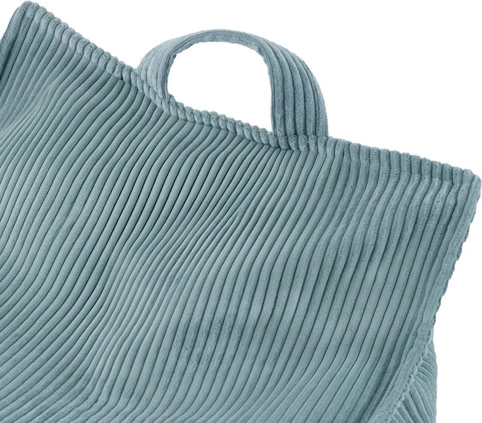 Kreslo štvorcové menčester modrá