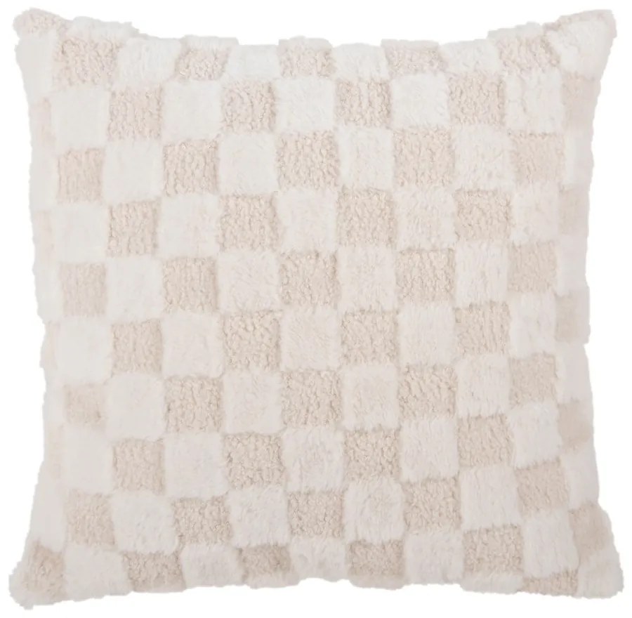Dekoračný vankúš z mikroplyšu 45x45 cm Checker – PT LIVING