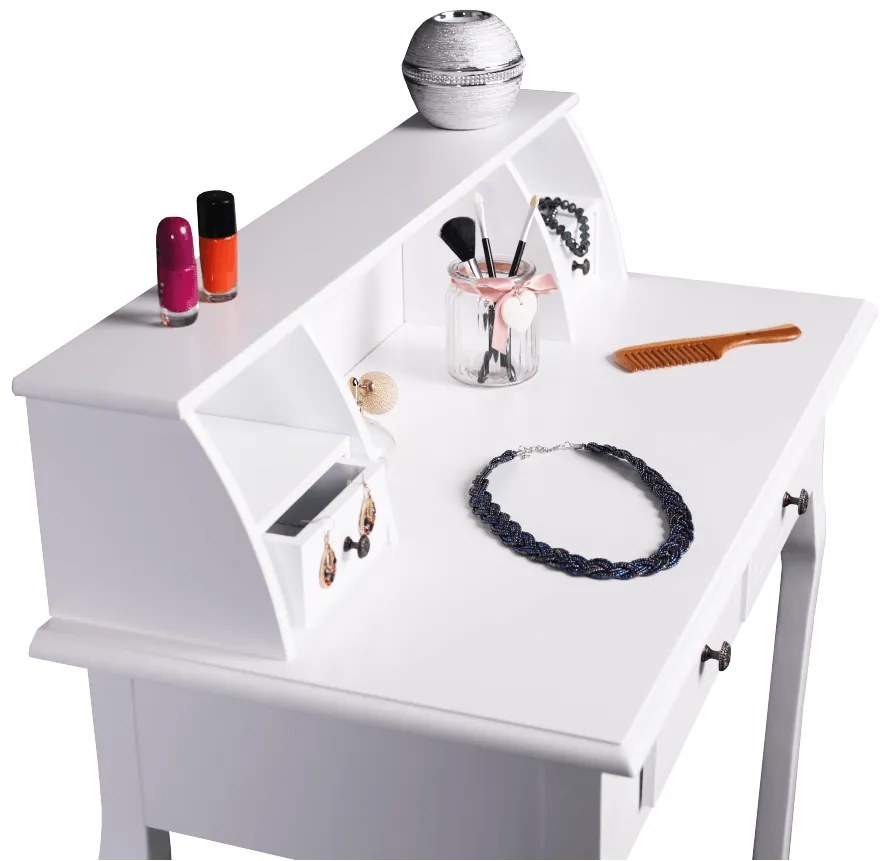 Dekoratívny stolík so stoličkou RODES NEW, biely