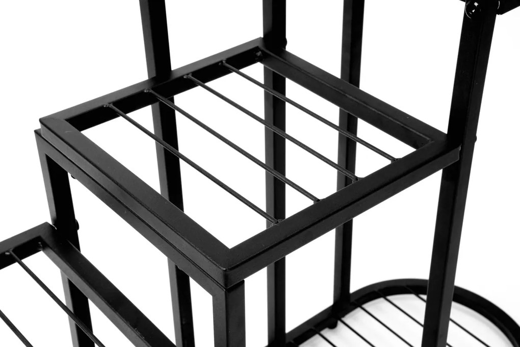 Kvetinový stojan STIGAN čierny