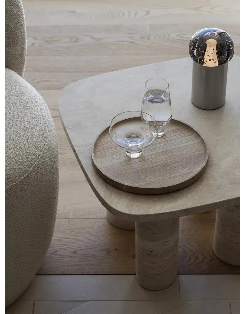 Kamenný odkladací stolík 52x52 cm Volos – Blomus