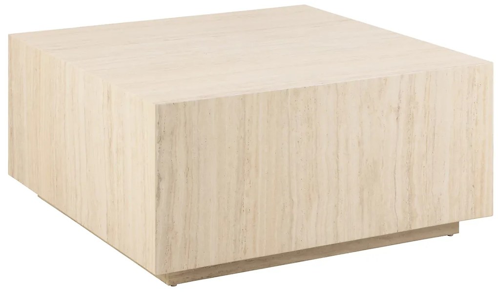 Konferenčný stolík Dice 90 cm béžový kameň