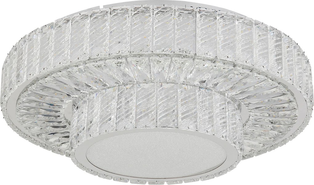XXXLutz STROPNÉ LED SVIETIDLO, 50/17,3 cm Glandor - Interiérové svietidlá - 008181084602