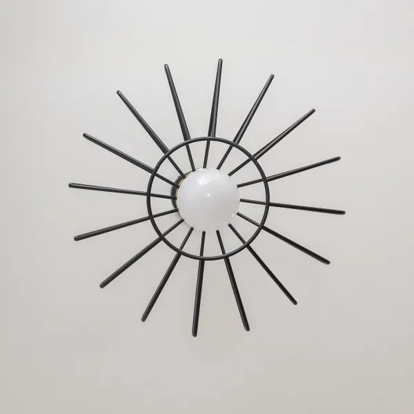 Závesné svietidlo na lanku SOLANO 1xE27/15W/230V čierna/zlatá