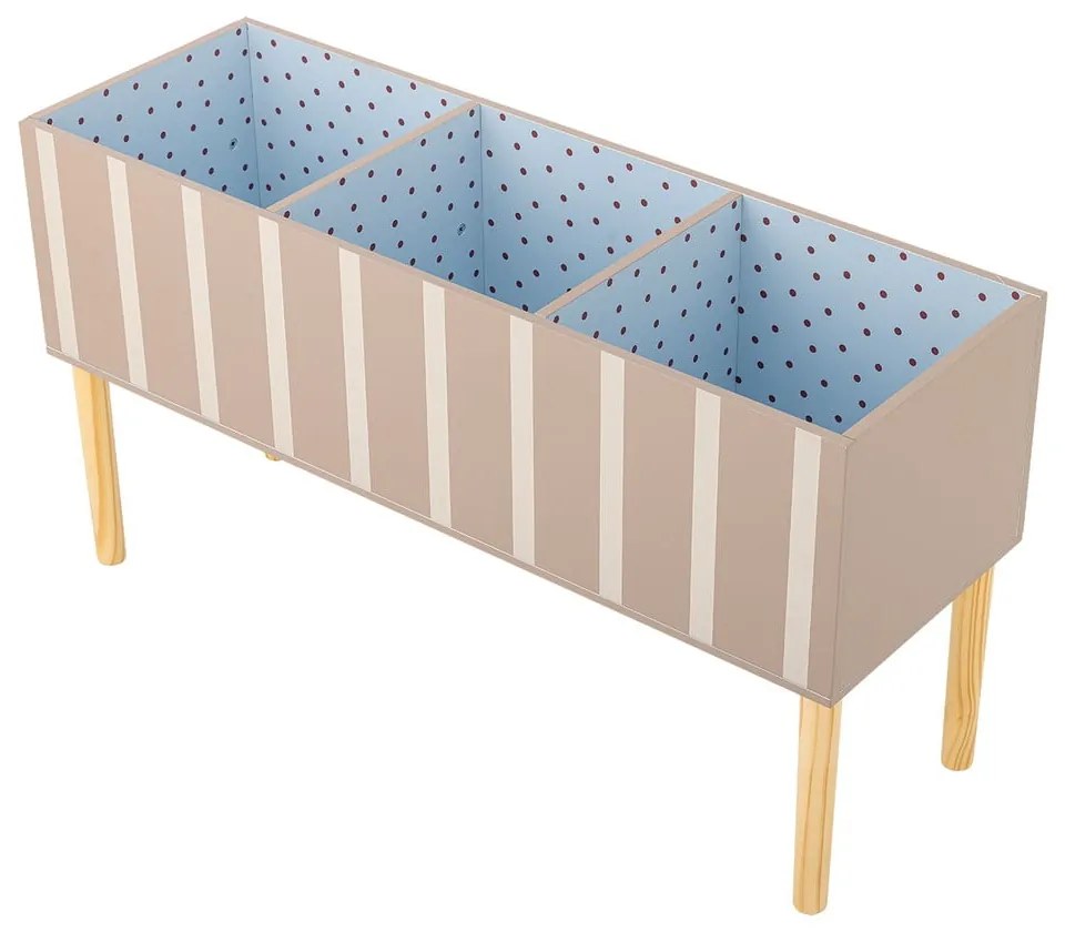 Béžová detská knižnica 90x50x30 cm Salam – Bloomingville Mini