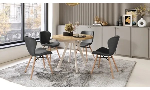 Jedálenský stôl ARTUR dub artisan/béžová