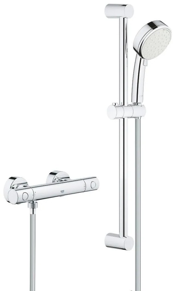 Sprchová batéria Grohe GROHTHERM 800 so sprchovacím setom 150 mm chróm 34768000