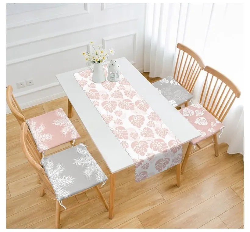 Súprava sedákov a behúňa 5 ks Tropical Leaves – Mila Home