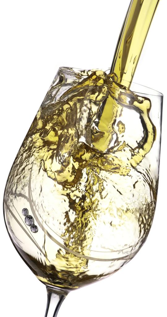 Diamante poháre na biele víno Atlantis Epitome s kryštálmi Swarovski 400 ml 6KS