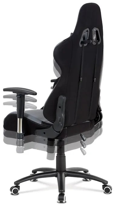 Autronic BONTEC Kancelárske kreslo, hojdací mechanizmus, šedá látka, KA-F01 GREY Farba: Šedá