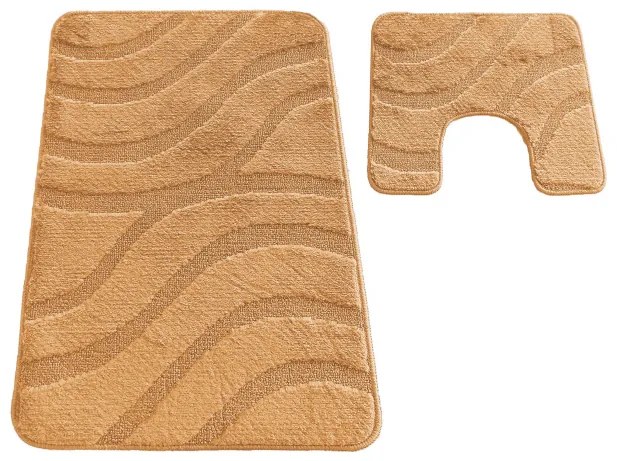 Sada kúpeľňových koberčekov Montana Symphony Salmon