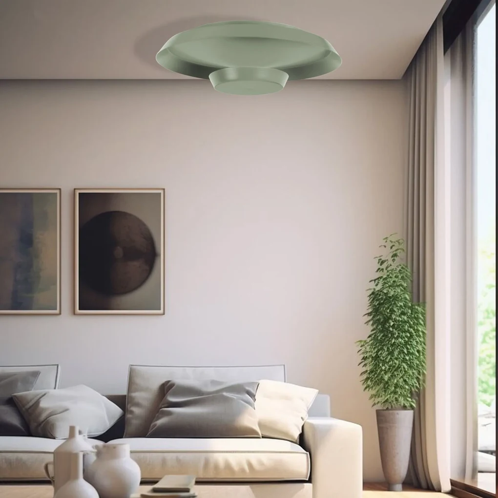 Toolight Toolight, LED stropné svietidlo 40cm, 14W, APP1460, zelená, OSW-04188