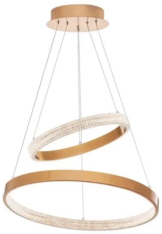 LED luster Preston 2 60 zlaté