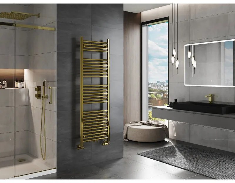 Mexen Mars, vykurovacie teleso 1500x500 mm, 494 W, zlatá lesklá, W110-1500-500-00-50