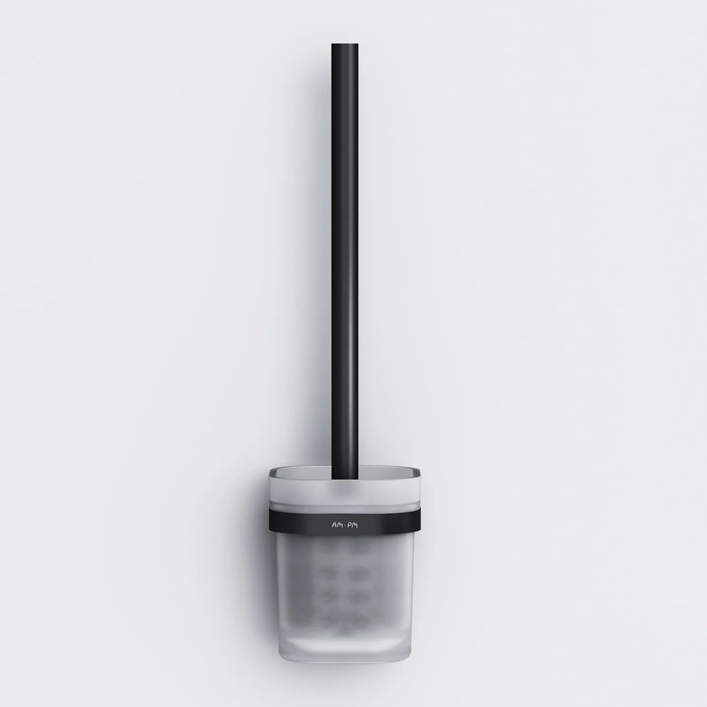 Toaletná kefa AM.PM Func A8F33322 nástenná, čierna