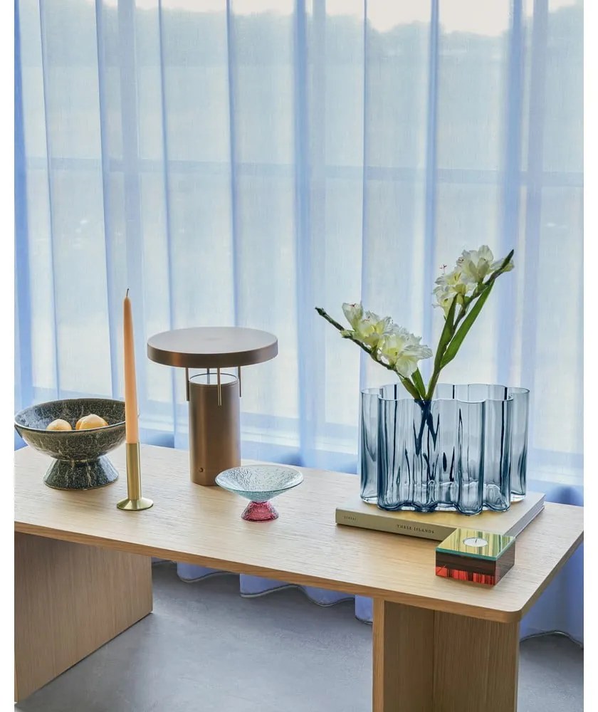 Červeno-modrá sklenená misa na ovocie ø 15 cm Bonbon – Hübsch